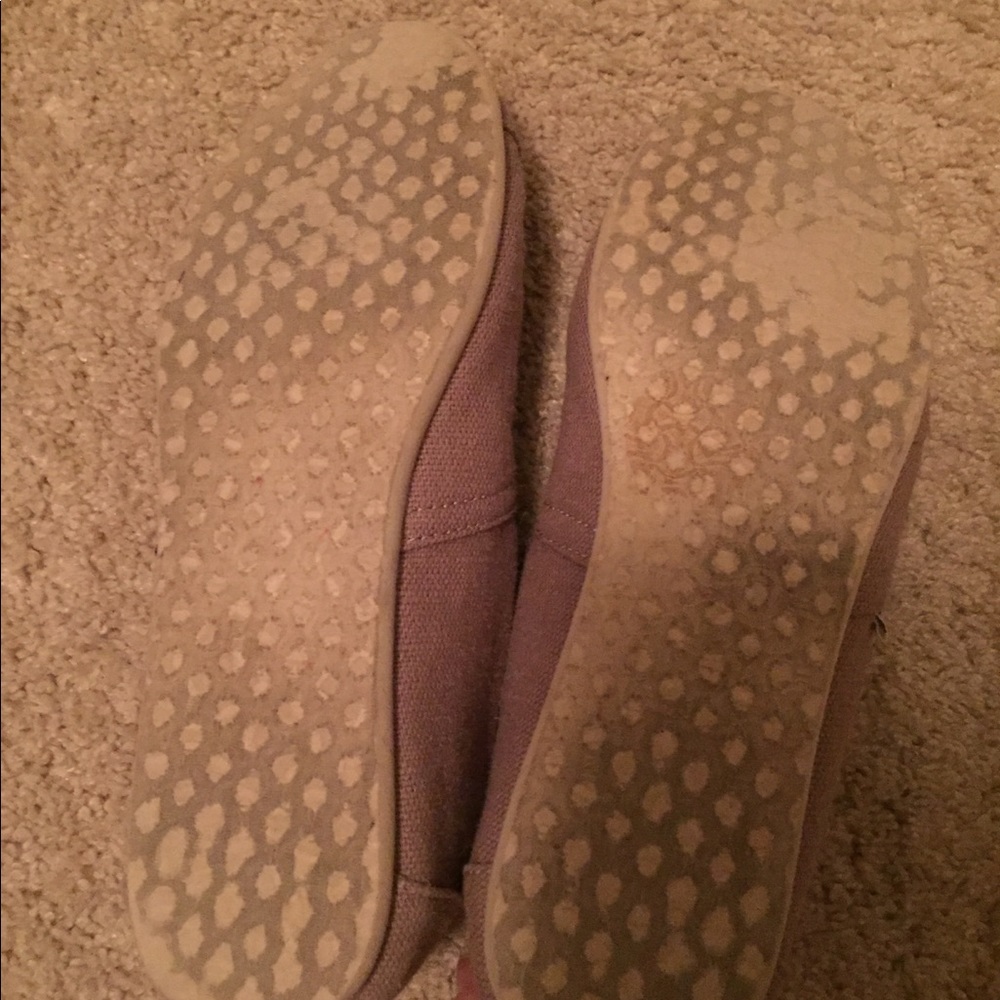 TOMS aplargata canvas shoes in Morning Dove.